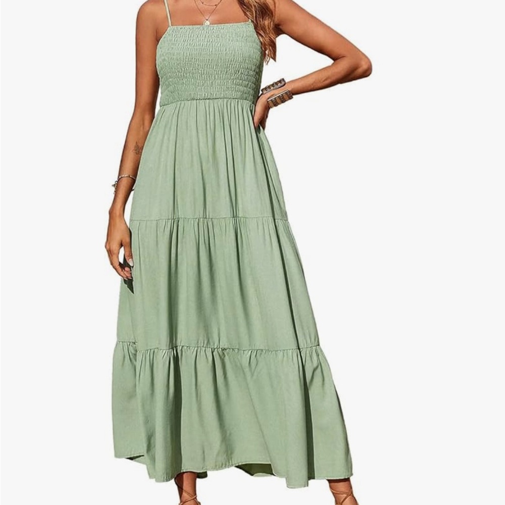 Light Green Maxi Dress